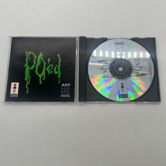 Vintage 3DO PO’ed By Any Channel Video Game CIB - Picture 3 of 4